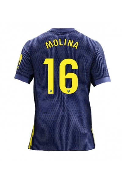 Atletico Madrid Nahuel Molina #16 Jalkapallovaatteet Vieraspaita 2025-26 Lyhythihainen Atletico Madrid Nahuel Molina #16 Jalkapallovaatteet Vieraspaita 2025-26 Lyhythihainen